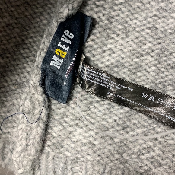 Anthropologie Maeve Embellished hat hat new gray pearl one size - Picture 6 of 6